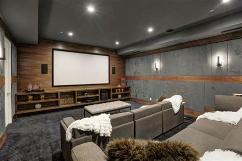 Luxury Basements Contemporary Home Theater Other By Diditan