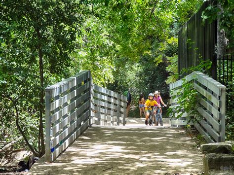 Kids Biking On Austin Hike And Bike Trail Free Summer Photos Of