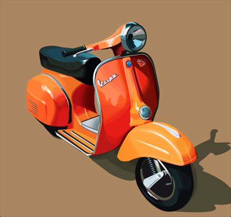 Vespa vector by RokasArts on DeviantArt