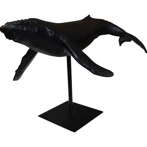 Explore The Best Black Whale On Stand Decoration Final Touch Decor