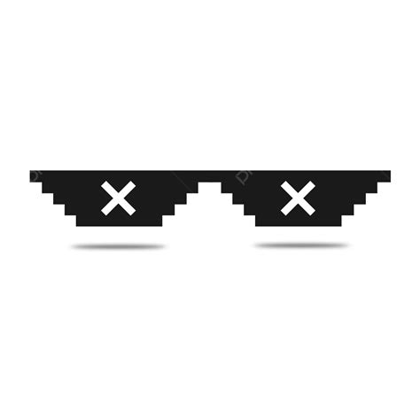 Vetor De óculos De Pixel Simples Png óculos Oculos Escuros Tons Imagem Png E Vetor Para