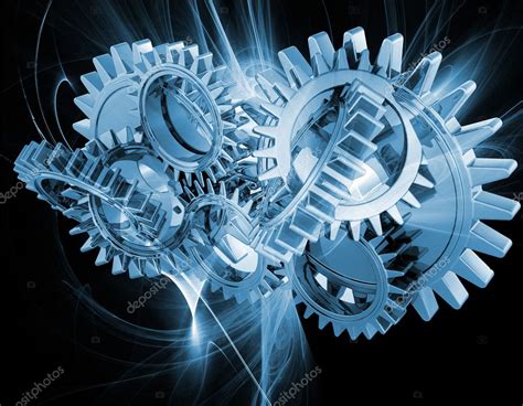 Abstract Gears — Stock Photo © Kjpargeter 5042321