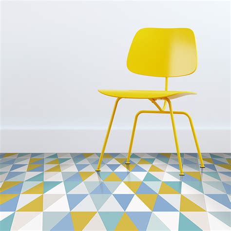 Patterned Vinyl Flooring Designs For Stylish Geometry Lovers For The
