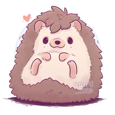 💕 Kawaii Hedgehog 🦔💕 I Drew A Hedgehog A Bit Over A Year Ago And Its