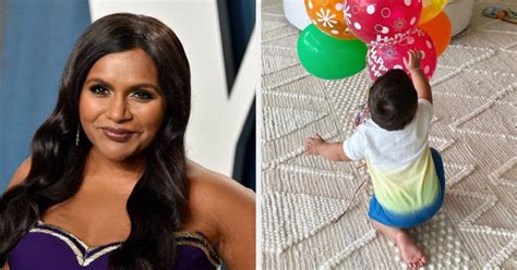 mindy kaling posts first picture of son spencer to celebrate birthday