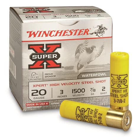 Winchester Super X 20 Gauge 3 78 Oz Waterfowl Xpert High
