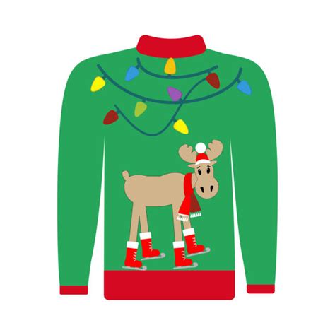 Ugly Christmas Sweater Party Illustrations Royalty Free Vector