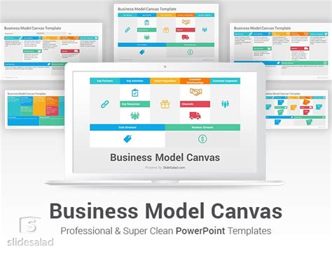 Business Model Canvas PowerPoint Template - SlideSalad in ...