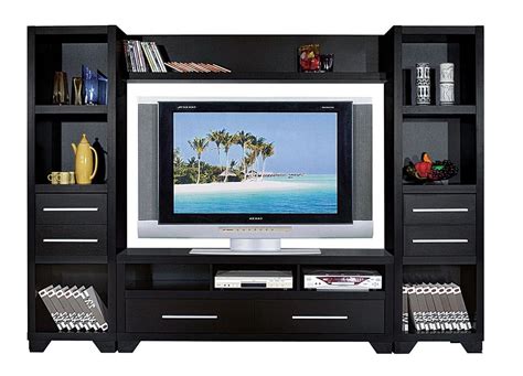 Fc Design 4 Piece Entertainment Center With Tv Stand 2 Media Tower