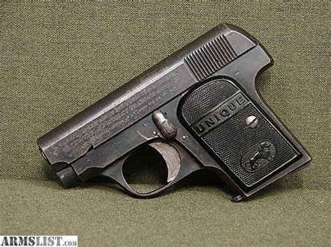Armslist For Sale Unique Model 10 635mm 25acp Pistol