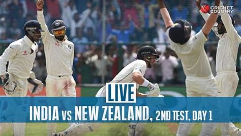 Ind 2397 Live Cricket Score India Vs New Zealand 2nd Test 2016