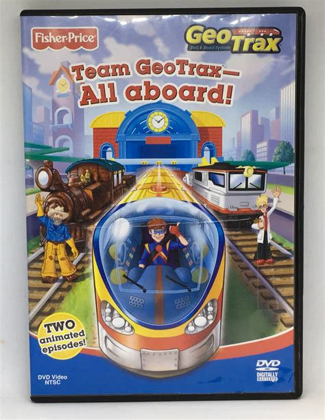 Team Geotrax All Aboard Dvd Fisher Price Two Animated Episodes