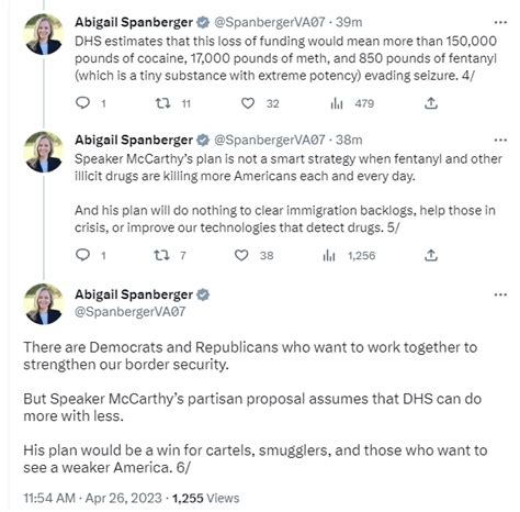 Rep Abigail Spanberger D VA07 Kevin McCarthys Plan To Cut DHS
