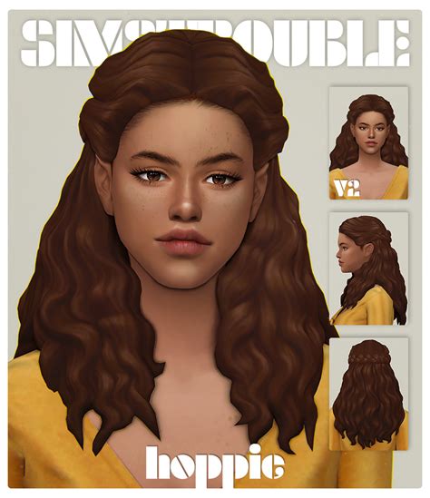 Sims 4 Cc Hair Curly Maxis Match