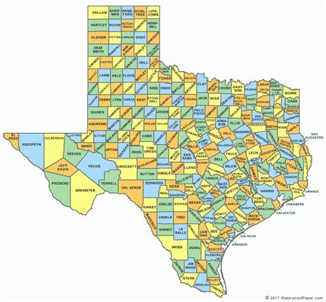 Large Detailed Map Of Texas With Cities And Towns For Printable Map Of