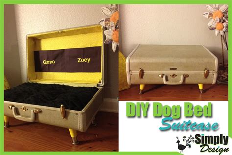Simply Design Diy Suitcase Dog Bed