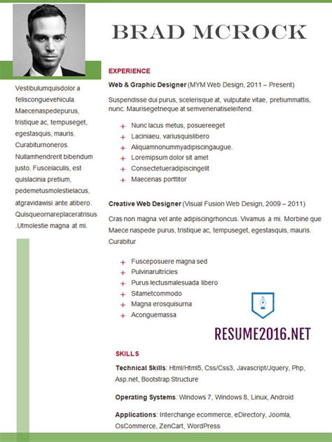 Latest Resume Format How To Choose