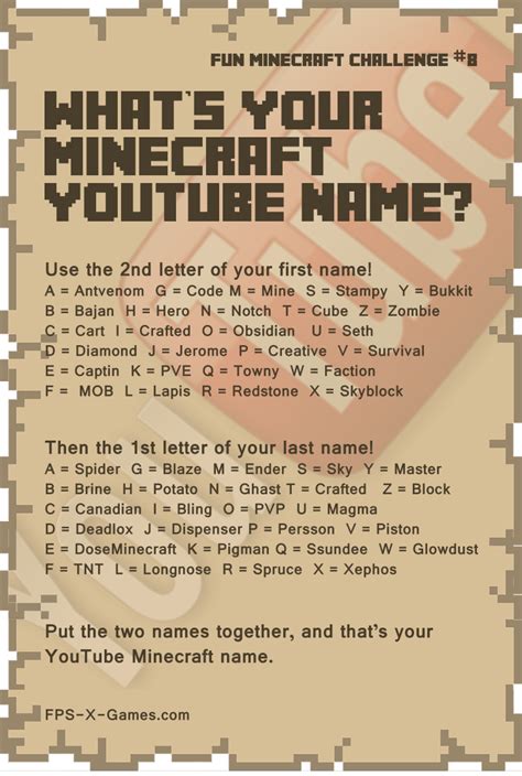 33 Cool Minecraft World Names Generator Games Pict