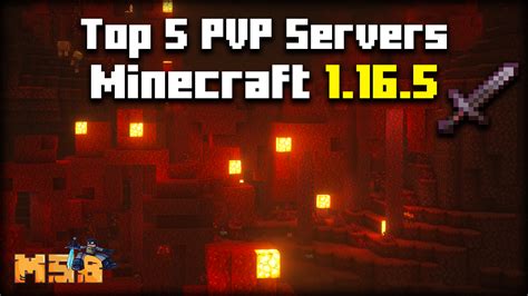 Top 5 Best Minecraft 1165 Pvp Servers 2021 Minecraft Sketch Bros