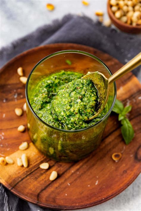 Classic Basil Pesto Sauce Recipe Oh Sweet Basil