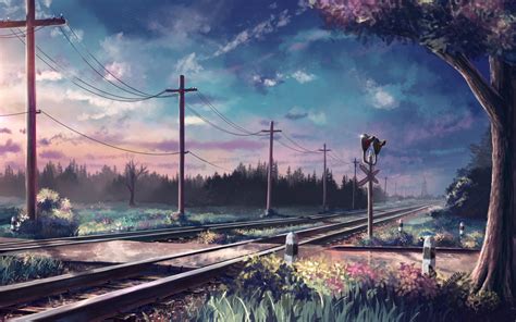Anime Railroad Hd Wallpapers And Backgrounds