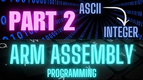 ARM Assembly ASCII To Integer Part Of YouTube