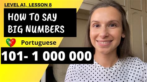 How To Say Big Numbers In Portuguese Numbers From 101 1 000 000
