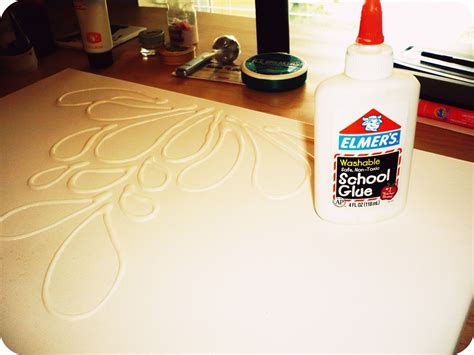 Put Elmers Glue On Canvas And Paint Over It Diy Artwork Diy Canvas