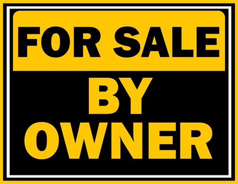 For Sale By Owner Sign Template Free Download