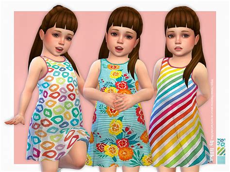 Mmcc Lookbooks Sims 4 Dresses Sims 4 Toddler Clothes Sims 4 Clothing