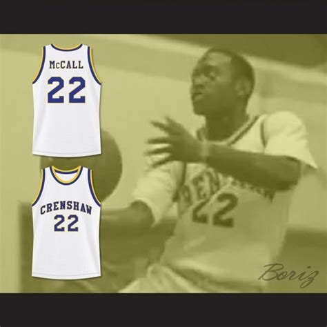 Omar Epps Quincy McCall 22 Crenshaw High School Basketball Jersey Love
