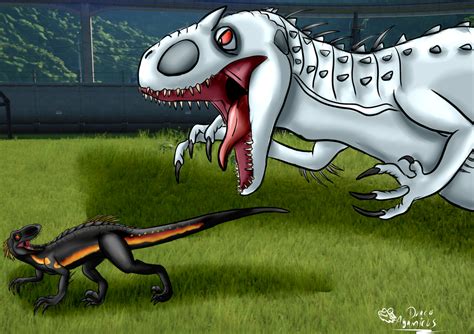 Indoraptor And Indominus Rex