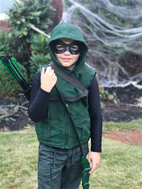 Kid Green Arrow Costume Green Arrow Halloween Costume Arrow Costume