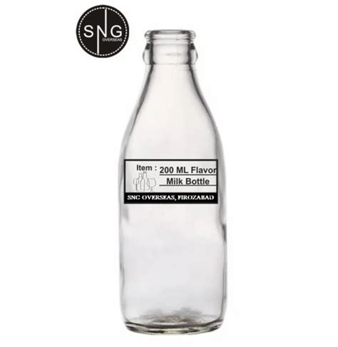 200ml Flavored Milk Glass Bottle For Beverage At Rs 6 50 Piece In Firozabad Id 2852940826548