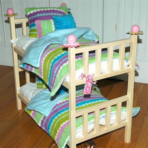 American Girl Doll Bed Sweet Stripes Doll Bunk Bed Fits