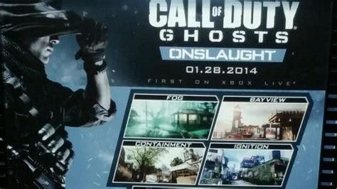 Leak Call Of Duty Ghosts Onslaught Dlc Releases On January 28 First