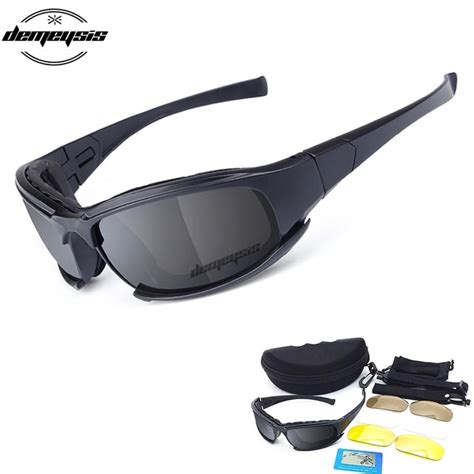 military goggles polarized tactical glasses ballistic 3 lenses army sunglasses with original