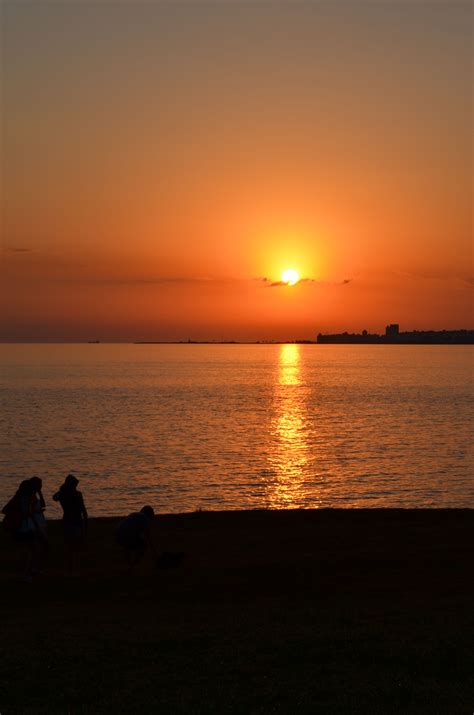 Atardecer En La Plaza Virgilio Montevideo Uruguay Celestial Sunset