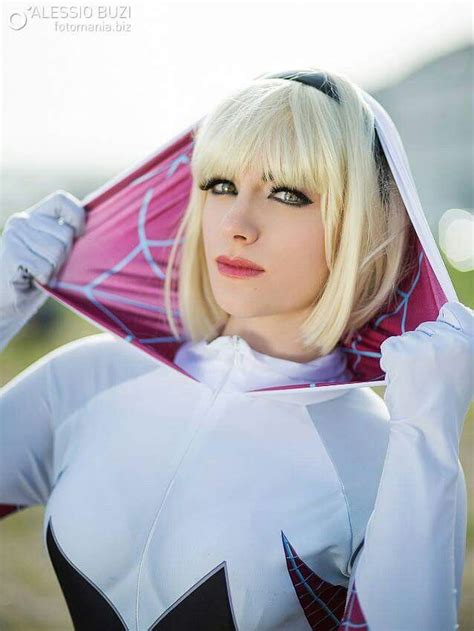 Spider Gwen Ph Fotomania Spider Gwen Cosplay Windbreaker