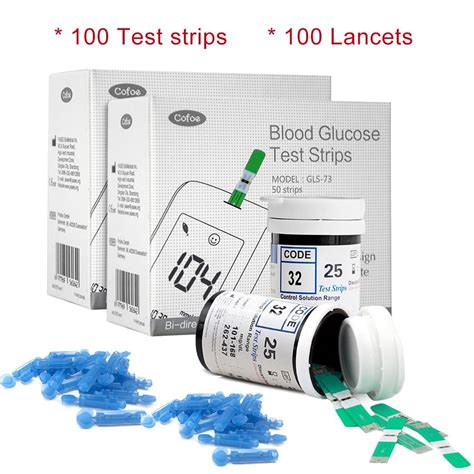 Glucose Test Strips Blood Sugar Strips Test Blood Glucose With Free