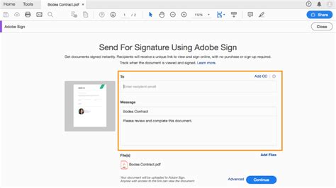 Send Documents For Electronic Signature Adobe Learn And Support Tutorials