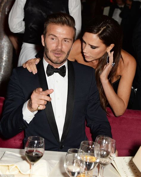 David Beckham Holds Wife Victorias Hand At Evening Standard Awards