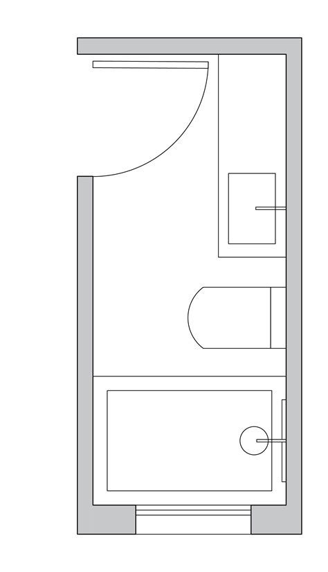 Long And Narrow Bathroom Layout Small Bathroom Floor Plans Bathroom