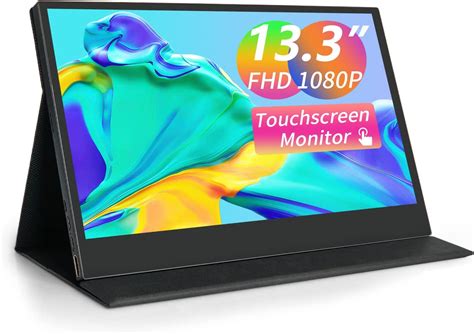 Portable Touchscreen Monitor Wimaxit 133 Inch Ips Type C Monitor