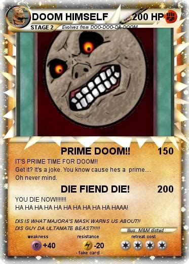 Pokémon Doom Himself Prime Doom My Pokemon Card