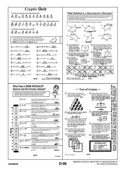 Pre algebra with pizzazz daffynition decoder answers. Daffynition Decoder Math Worksheet | schematic and wiring ...
