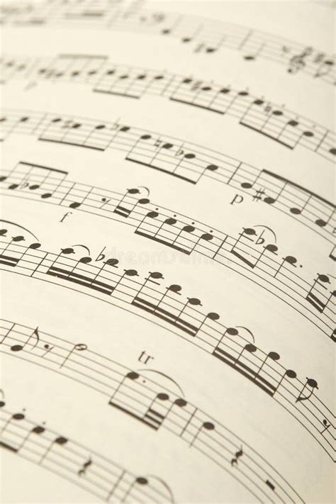 Classical Sheet Music Stock Image Image Of Listen Detail 1652195
