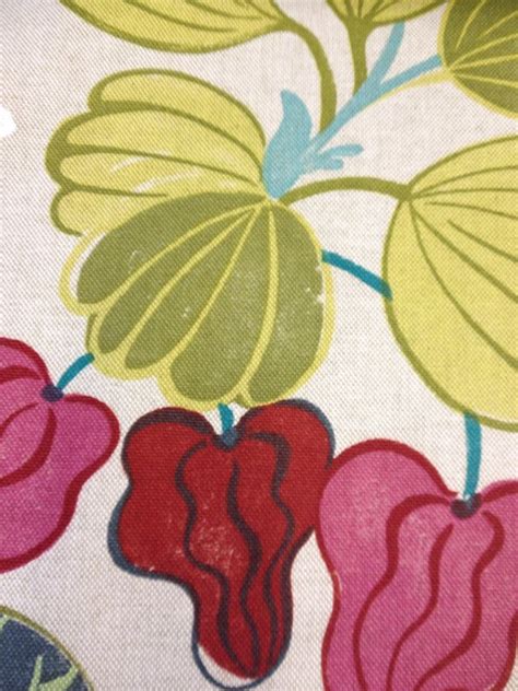 The elegant the template for fashion prints. Hoffman Style Large Scale Floral Graphic Modern Rustic ...
