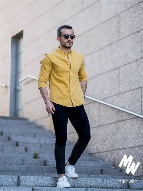 Yellow Shirt Matching Pant Ideas Yellow Shirts Combination Pants
