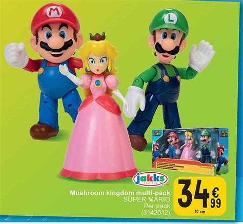 mushroom kingdom multipack super mario aanbieding bij cora